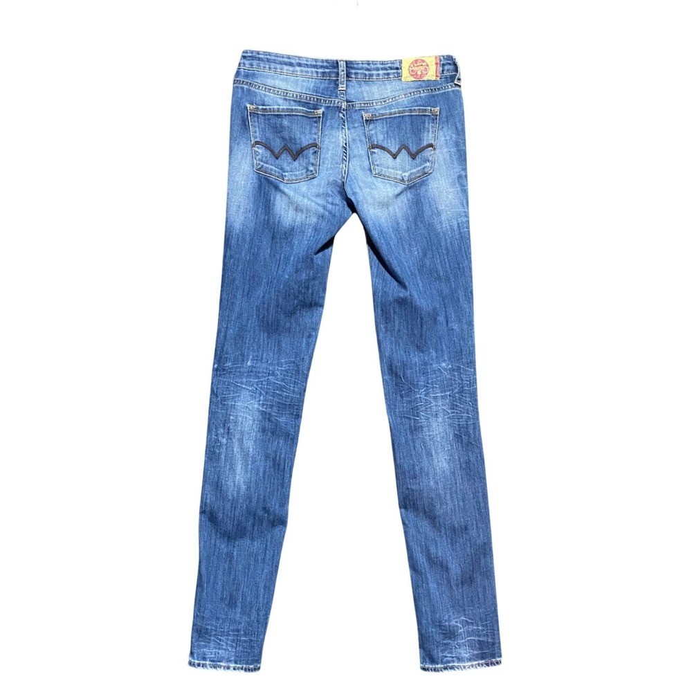 Le‎ Temps des Cerises 316 BASIC Women's 28x32 Mid Rise Skinny Jeans Mid Wash